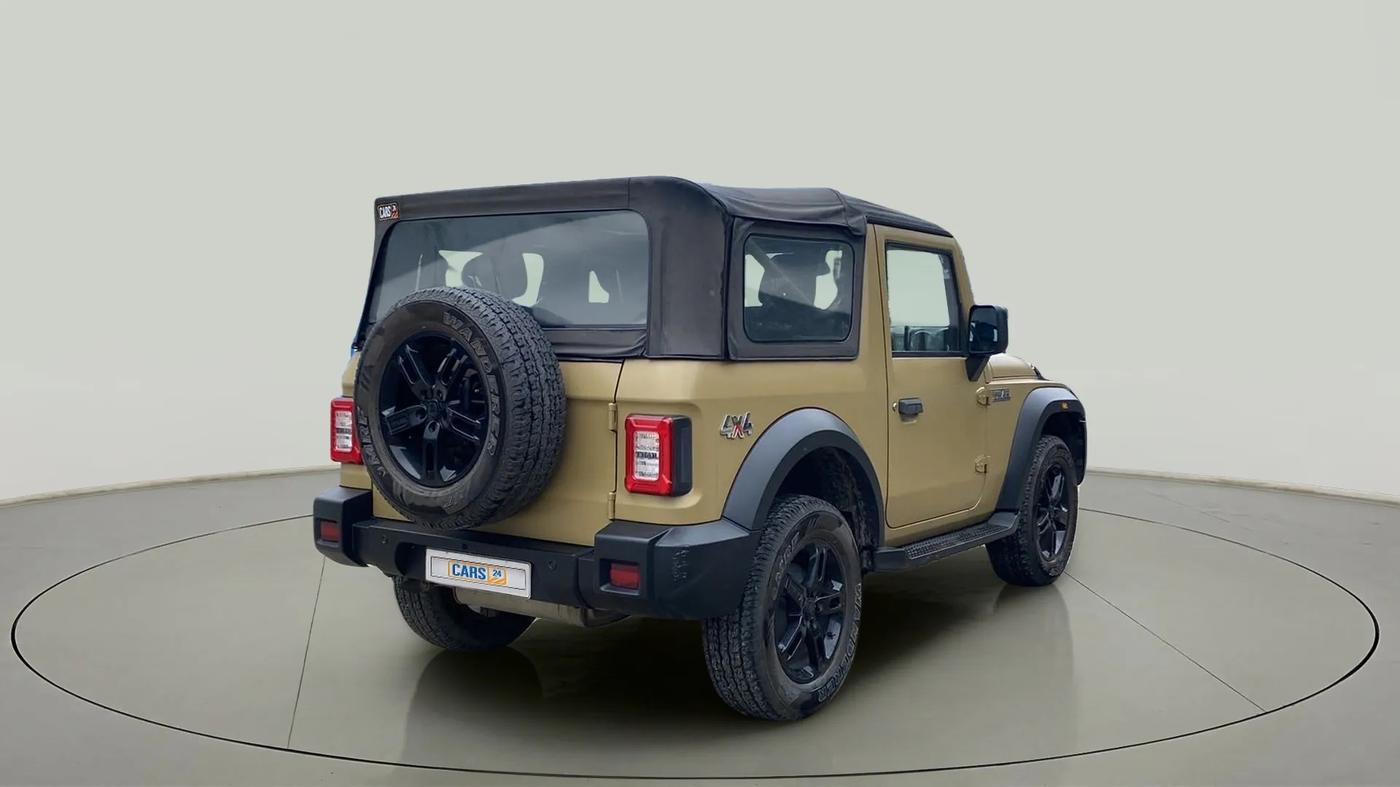 2021 Mahindra Thar LX  P 4WD AT CONVERTIBLE, Petrol, Automatic, 22,897 km, Right Back Diagonal