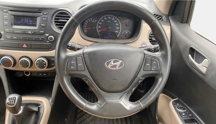 2015 Hyundai Grand i10 ASTA 1.2 KAPPA VTVT, Petrol, Manual, 36,016 km, Steering Wheel Close Up