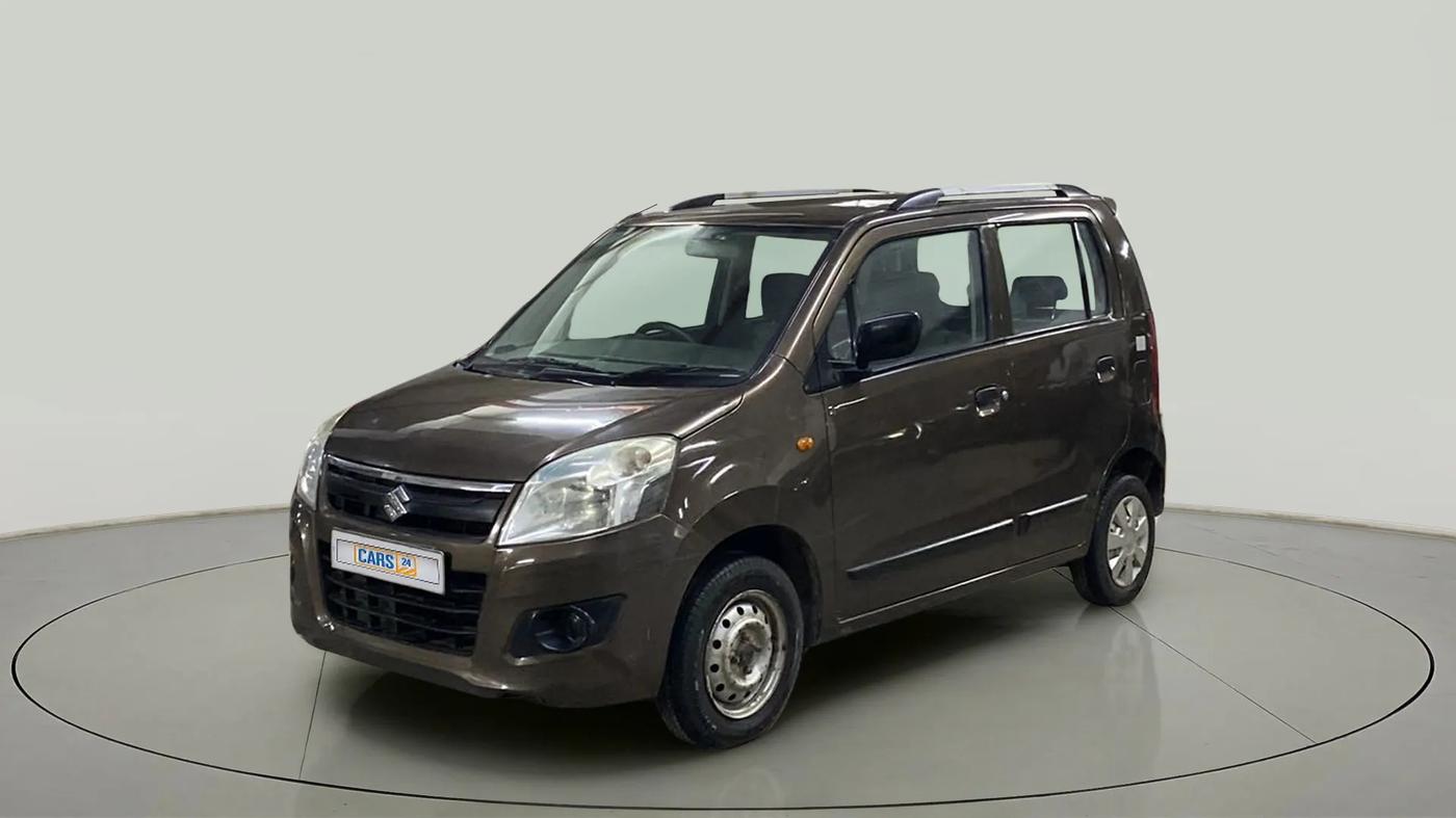 2015 Maruti Wagon R 1.0 LXI CNG, CNG, Manual, 87,361 km, Left Front Diagonal