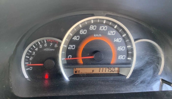2016 Maruti Wagon R 1.0 VXI, Petrol, Manual, 1,11,740 km, Odometer Image