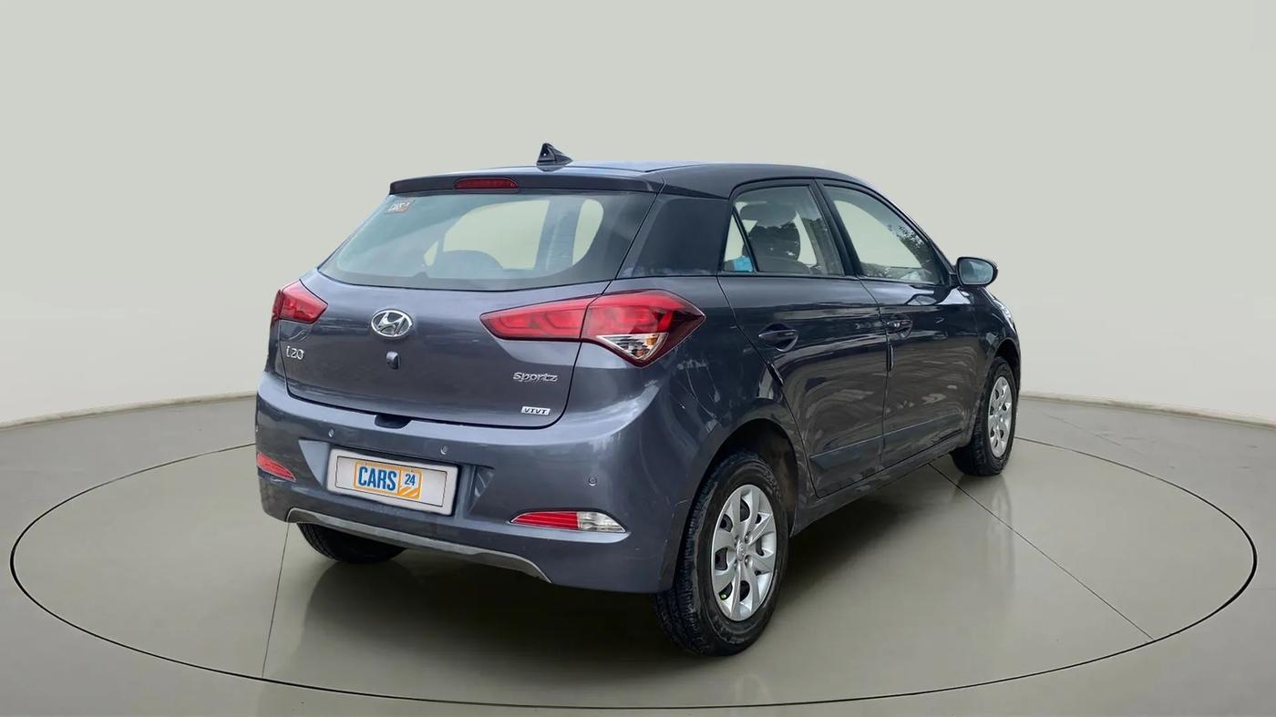 2015 Hyundai Elite i20 SPORTZ 1.2, Petrol, Manual, 46,779 km, Right Back Diagonal