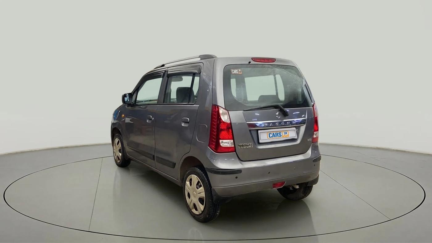 2015 Maruti Wagon R 1.0 VXI, Petrol, Manual, 25,030 km, Left Back Diagonal