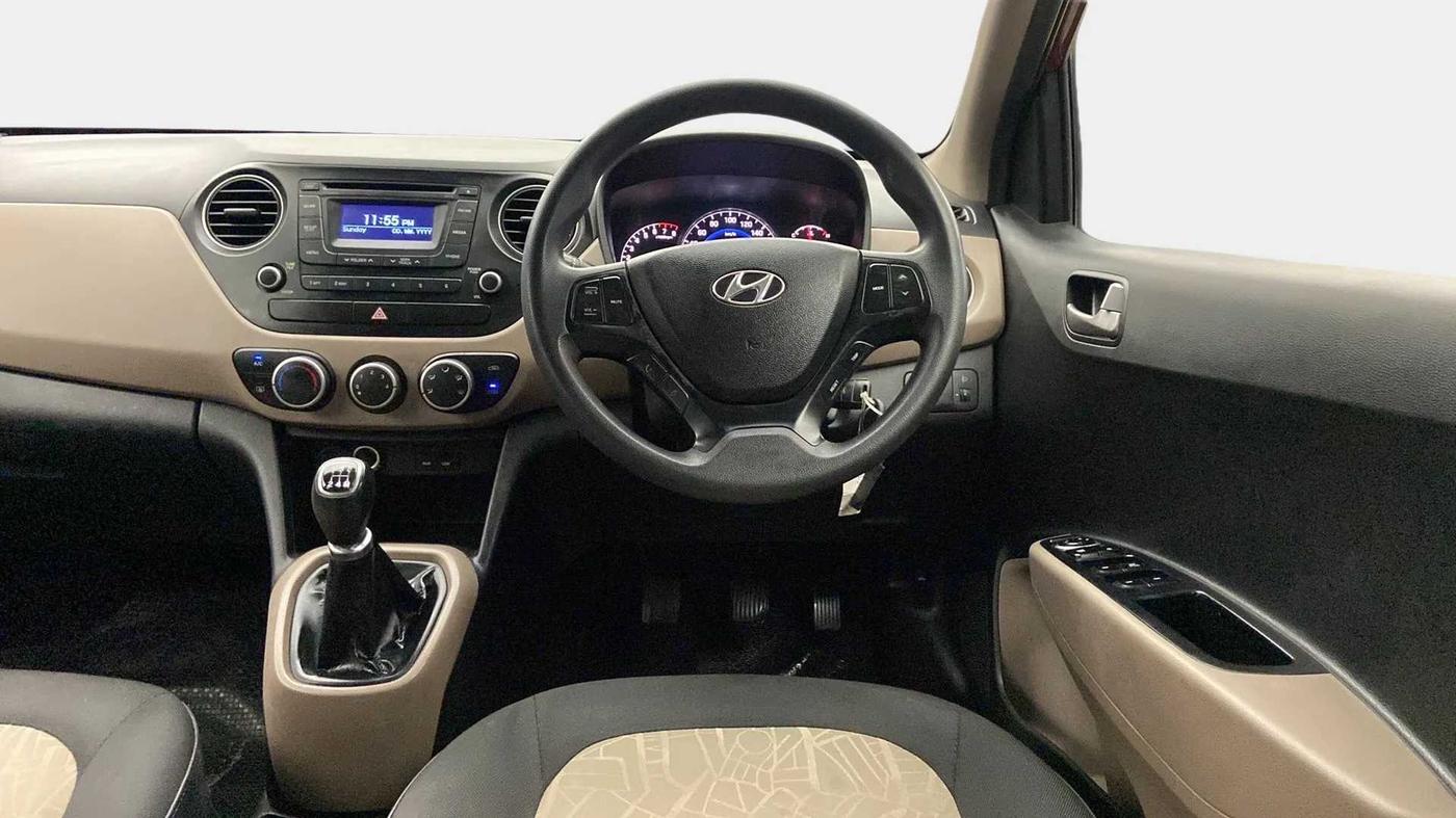 2015 Hyundai Grand i10 SPORTZ 1.2 KAPPA VTVT, Petrol, Manual, 77,646 km, Steering Wheel Close Up