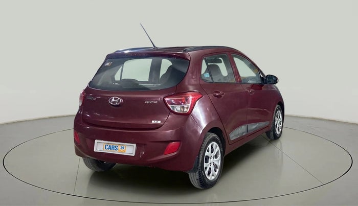 2015 Hyundai Grand i10 SPORTZ 1.2 KAPPA VTVT, Petrol, Manual, 77,646 km, Right Back Diagonal