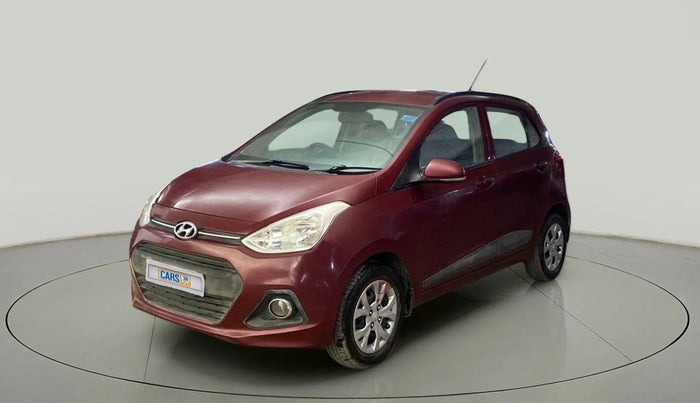 2015 Hyundai Grand i10 SPORTZ 1.2 KAPPA VTVT, Petrol, Manual, 77,646 km, Left Front Diagonal