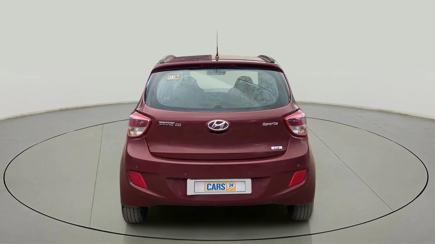 2015 Hyundai Grand i10 SPORTZ 1.2 KAPPA VTVT, Petrol, Manual, 77,646 km, Back/Rear