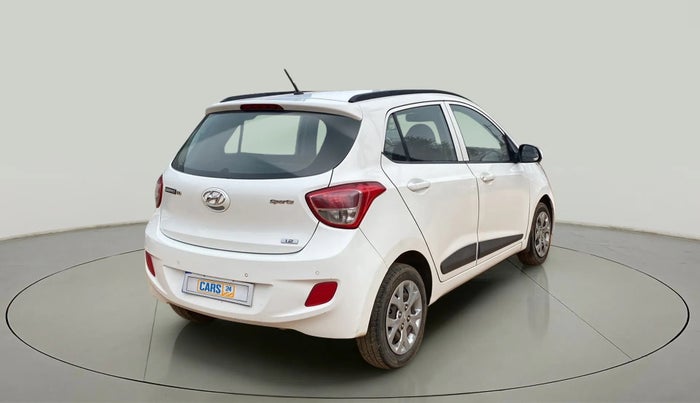 2015 Hyundai Grand i10 SPORTZ 1.2 KAPPA VTVT, Petrol, Manual, 87,840 km, Right Back Diagonal