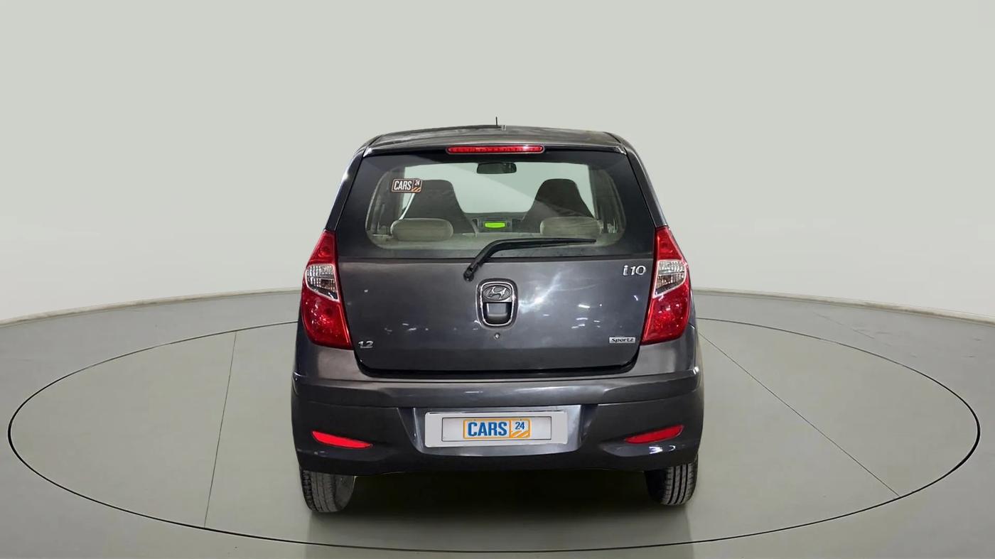 2012 Hyundai i10 SPORTZ 1.2, Petrol, Manual, 66,215 km, Back/Rear