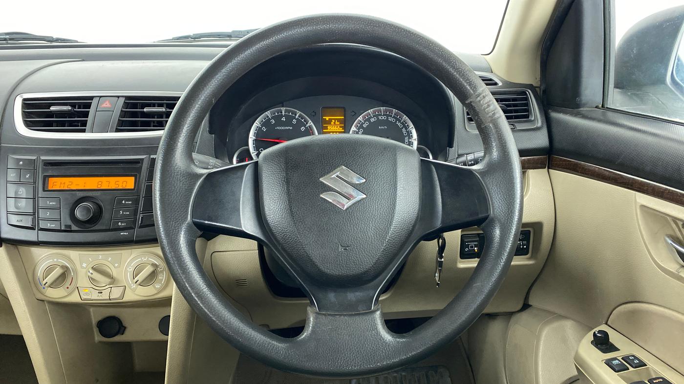 2013 Maruti Swift Dzire VXI, CNG, Manual, 95,660 km, Steering Wheel Close Up