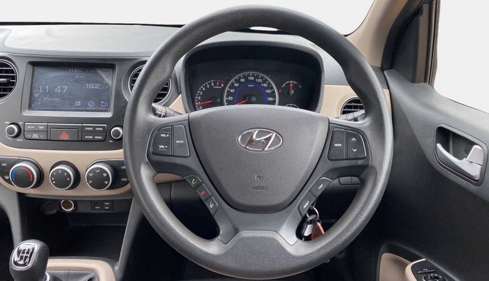 2018 Hyundai Grand i10 SPORTZ 1.2 KAPPA VTVT, Petrol, Manual, 44,845 km, Steering Wheel Close Up