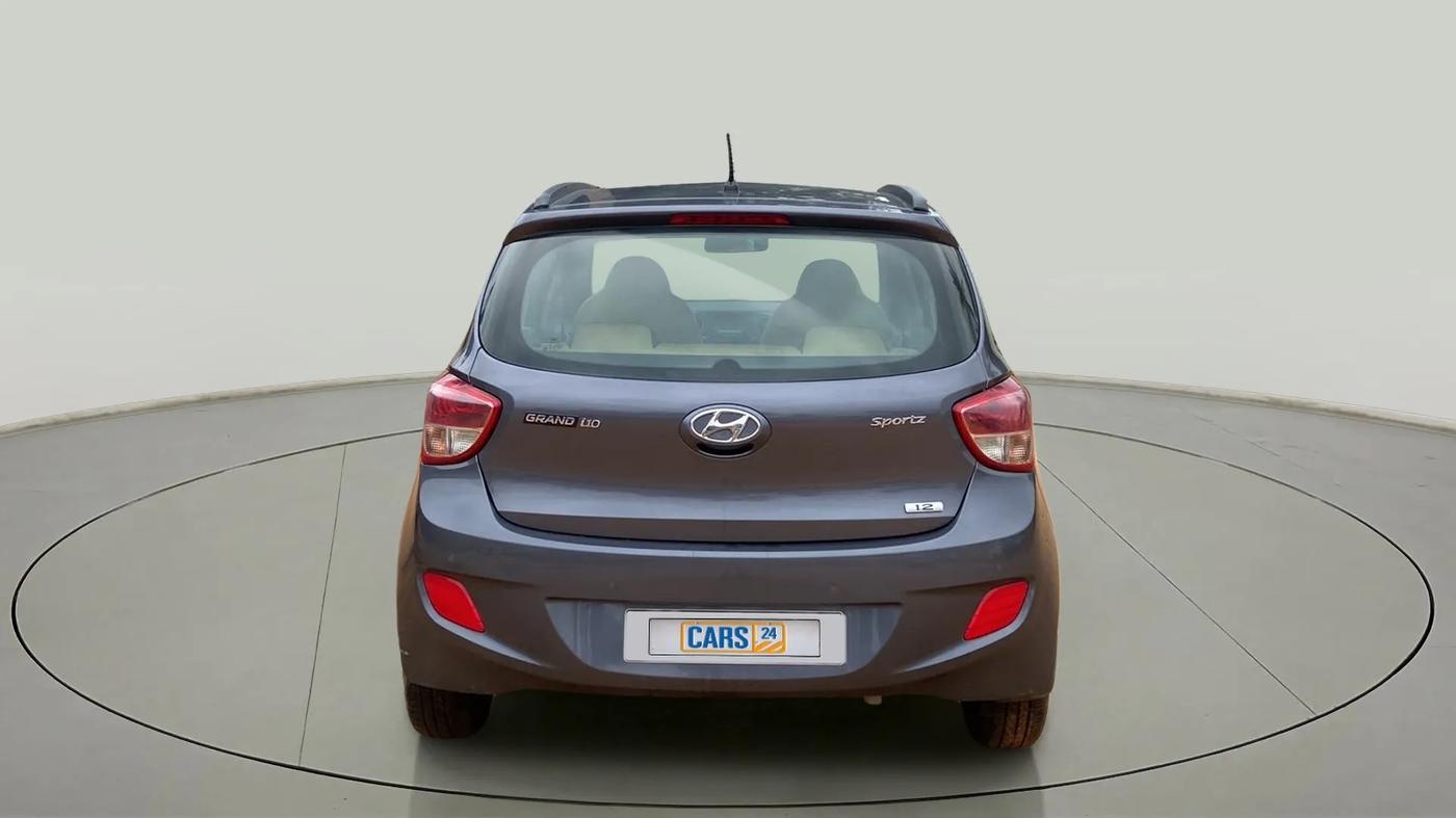 2014 Hyundai Grand i10 SPORTZ 1.2 KAPPA VTVT, Petrol, Manual, 36,848 km, Back/Rear