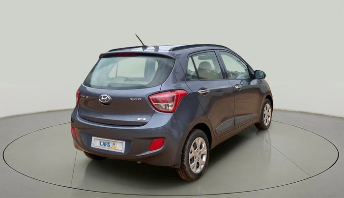 2014 Hyundai Grand i10 SPORTZ 1.2 KAPPA VTVT, Petrol, Manual, 36,848 km, Right Back Diagonal