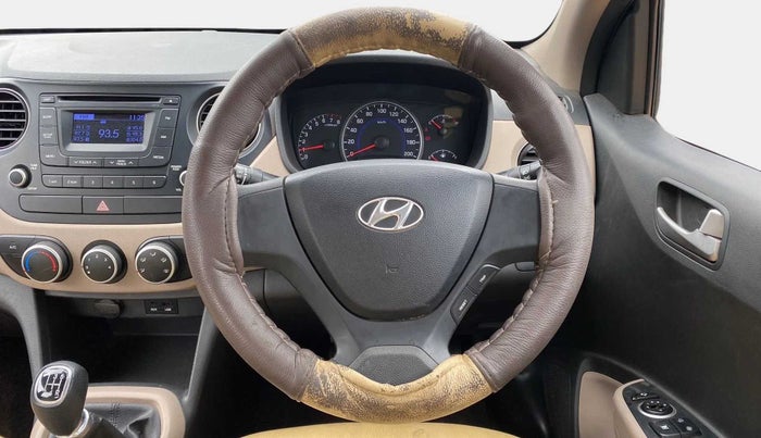 2014 Hyundai Grand i10 SPORTZ 1.2 KAPPA VTVT, Petrol, Manual, 36,848 km, Steering Wheel Close Up