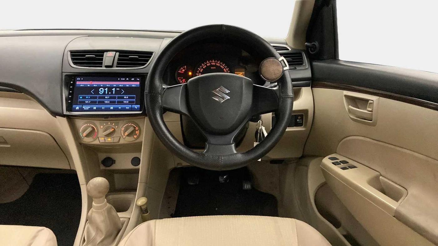 2015 Maruti Swift Dzire LXI (O), Petrol, Manual, 93,772 km, Steering Wheel Close Up