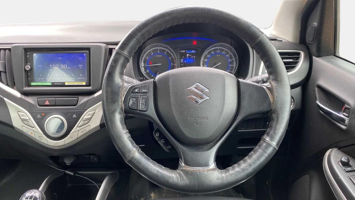 2017 Maruti Baleno ZETA PETROL 1.2, Petrol, Manual, 48,430 km, Steering Wheel Close Up