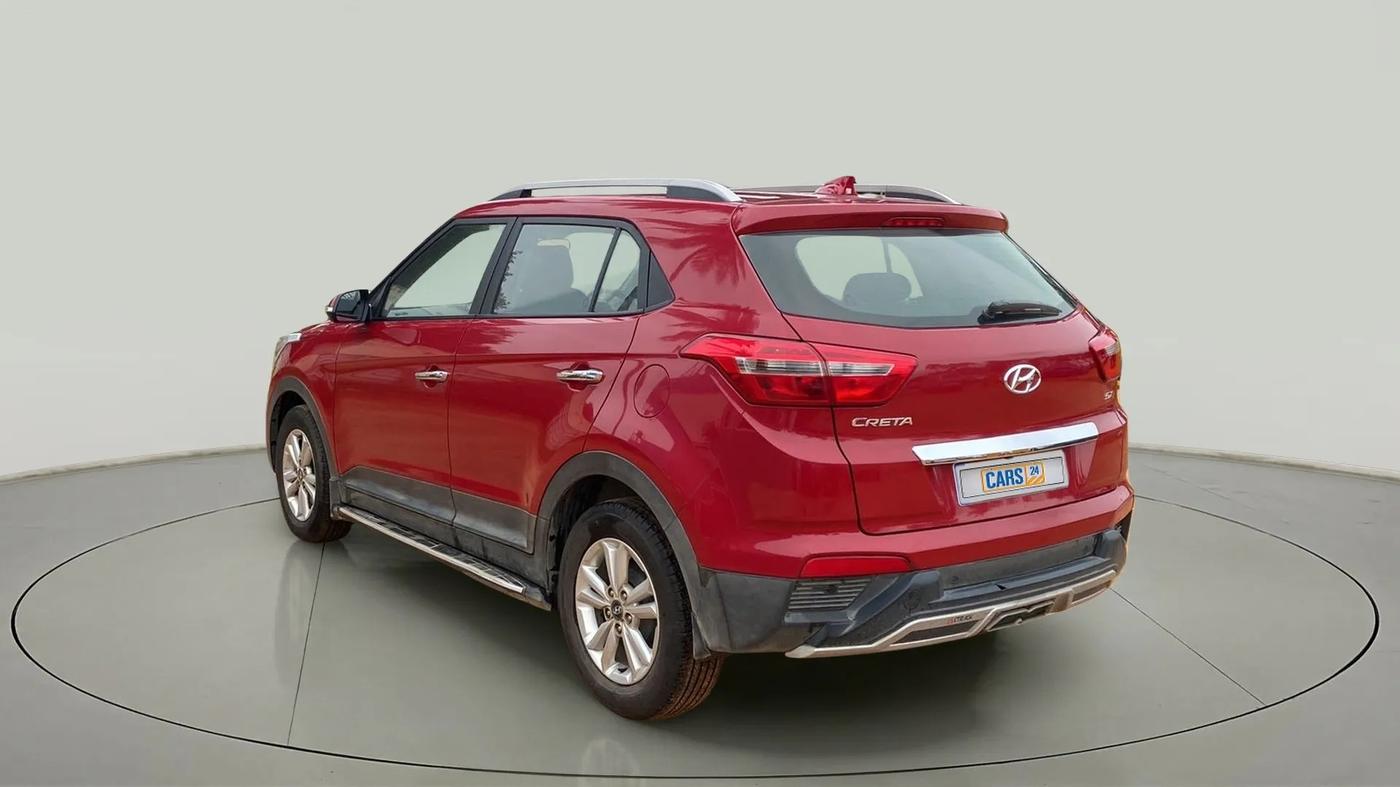 2017 Hyundai Creta SX PLUS 1.6 PETROL, Petrol, Manual, 43,068 km, Left Back Diagonal