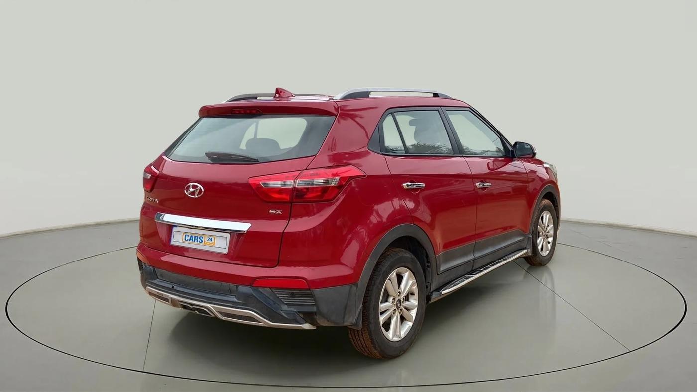 2017 Hyundai Creta SX PLUS 1.6 PETROL, Petrol, Manual, 43,068 km, Right Back Diagonal