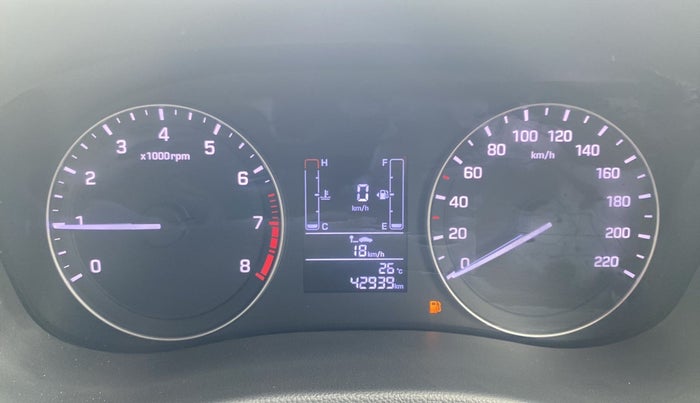 2017 Hyundai Creta SX PLUS 1.6 PETROL, Petrol, Manual, 43,068 km, Odometer Image