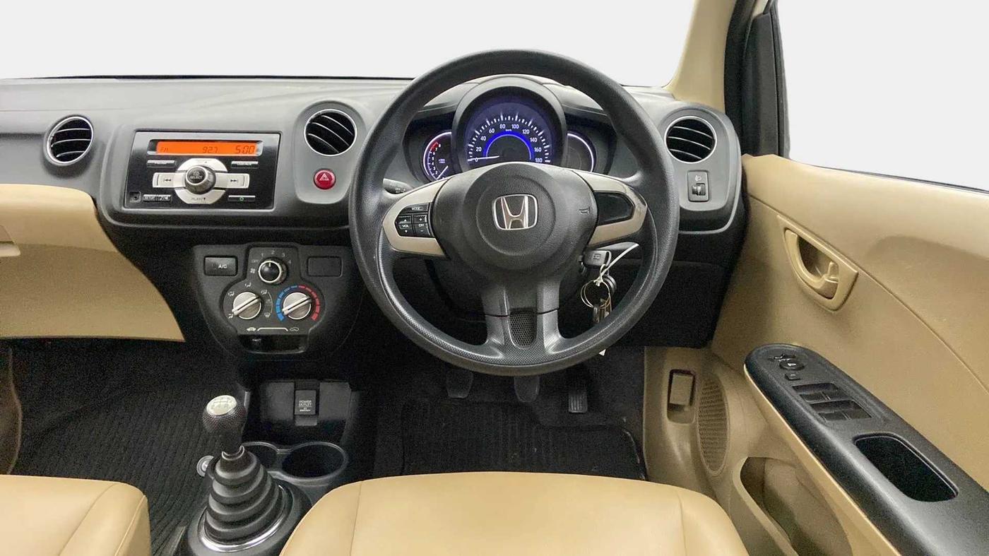 2015 Honda Amaze 1.2L I-VTEC S, Petrol, Manual, 53,909 km, Steering Wheel Close Up