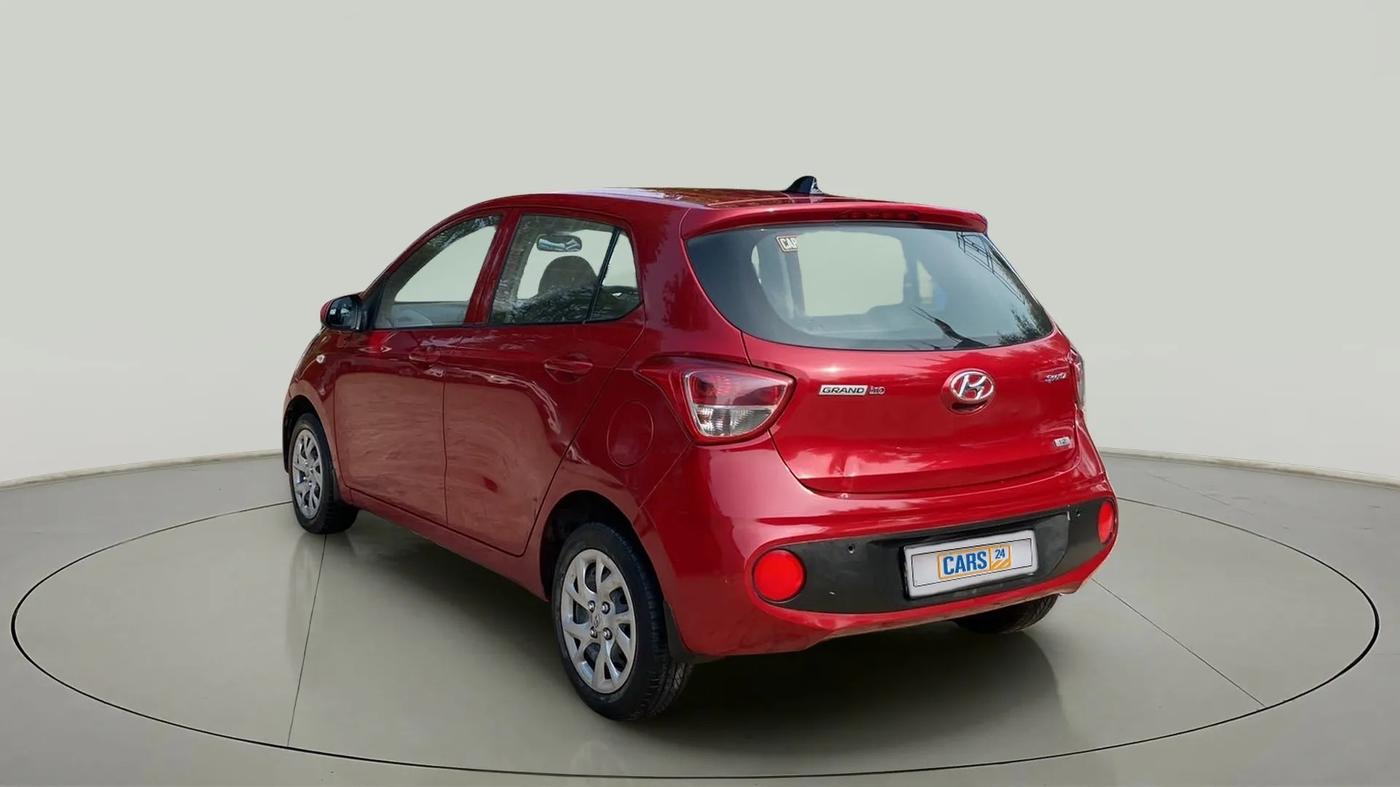 2017 Hyundai Grand i10 SPORTZ 1.2 KAPPA VTVT, Petrol, Manual, 66,227 km, Left Back Diagonal