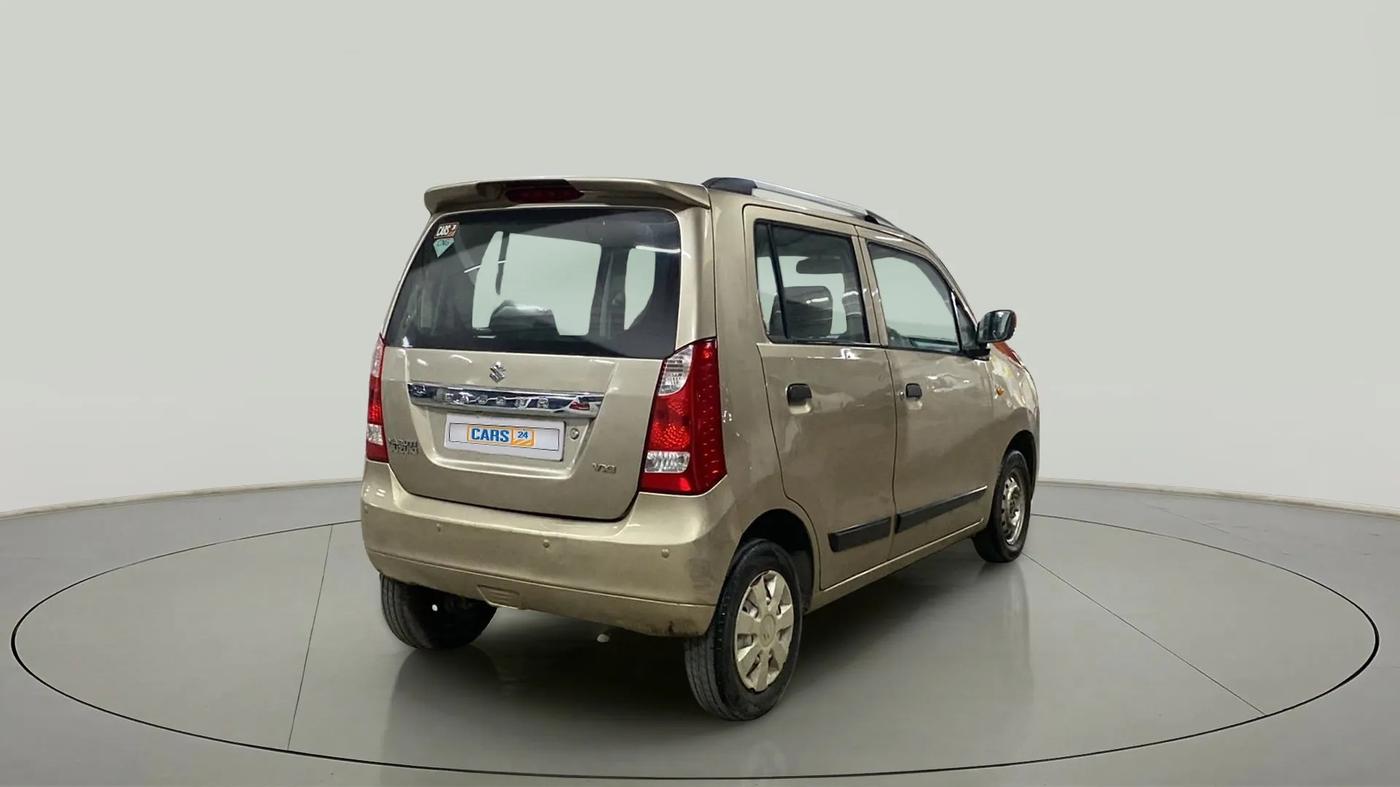 2014 Maruti Wagon R 1.0 LXI CNG, CNG, Manual, 55,697 km, Right Back Diagonal