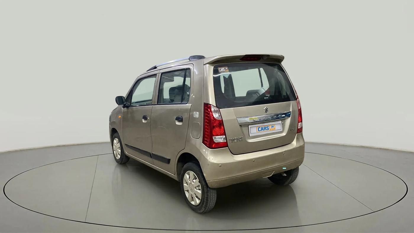 2014 Maruti Wagon R 1.0 LXI CNG, CNG, Manual, 55,697 km, Left Back Diagonal