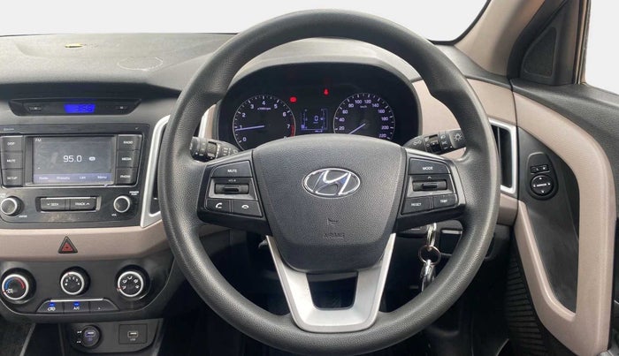 2018 Hyundai Creta E PLUS 1.6 PETROL, Petrol, Manual, 73,474 km, Steering Wheel Close Up