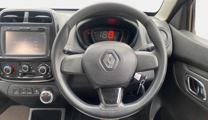 2018 Renault Kwid RXT 1.0 AMT (O), Petrol, Automatic, 26,077 km, Steering Wheel Close Up