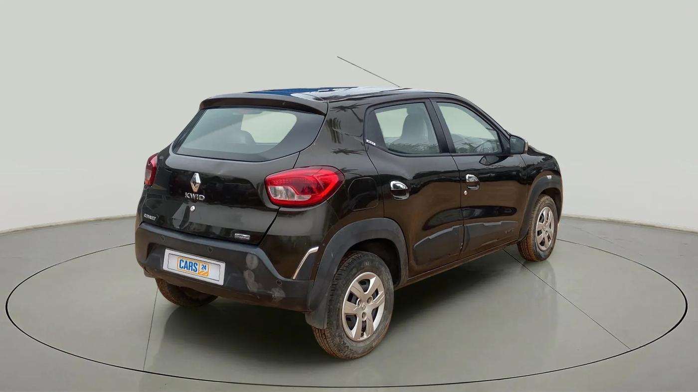 2018 Renault Kwid RXT 1.0 AMT (O), Petrol, Automatic, 26,077 km, Right Back Diagonal