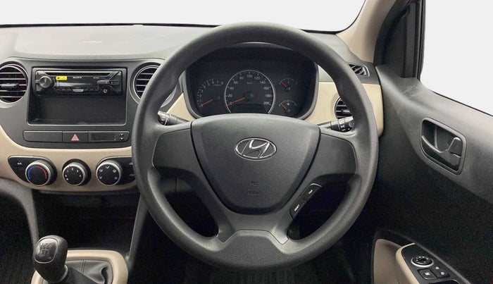 2016 Hyundai Grand i10 MAGNA 1.2 KAPPA VTVT, Petrol, Manual, 36,010 km, Steering Wheel Close Up