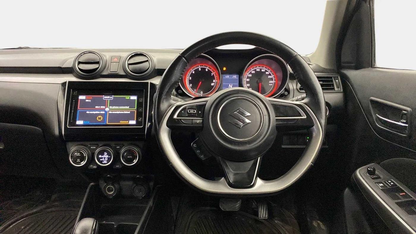 2018 Maruti Swift ZXI PLUS AMT, Petrol, Automatic, 70,478 km, Steering Wheel Close Up