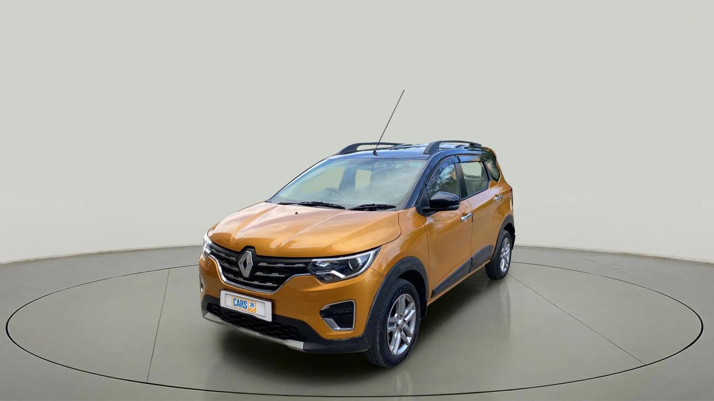2021 Renault TRIBER RXZ AMT DUAL TONE, Petrol, Automatic, 12,907 km, Left Front Diagonal