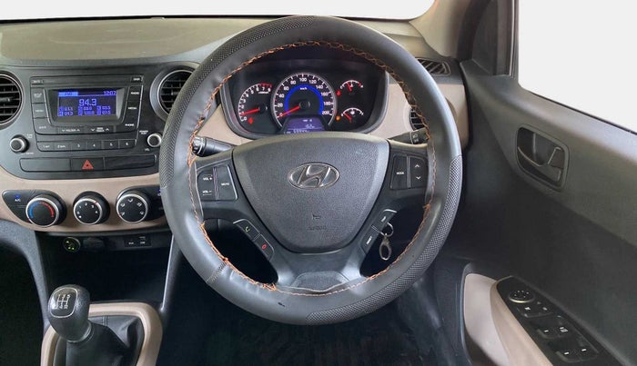 2018 Hyundai Grand i10 MAGNA 1.2 KAPPA VTVT, CNG, Manual, 59,928 km, Steering Wheel Close Up