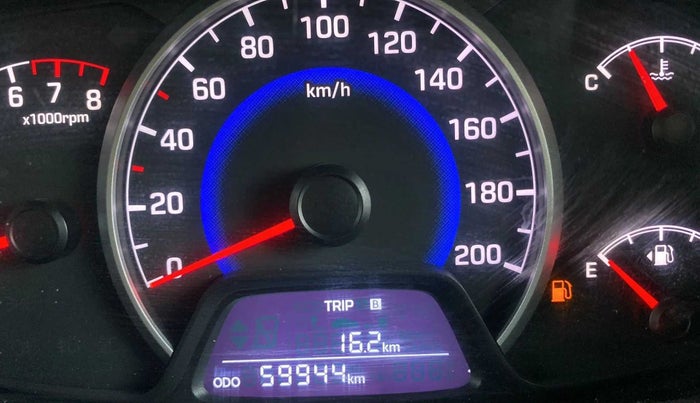 2018 Hyundai Grand i10 MAGNA 1.2 KAPPA VTVT, CNG, Manual, 59,928 km, Odometer Image