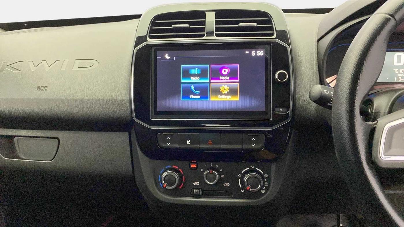 2022 Renault Kwid RXT 1.0 AMT (O), Petrol, Automatic, 7,603 km, Air Conditioner