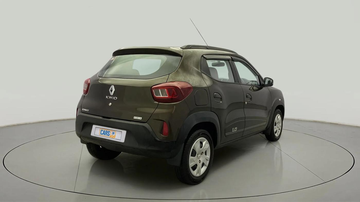 2022 Renault Kwid RXT 1.0 AMT (O), Petrol, Automatic, 7,603 km, Right Back Diagonal