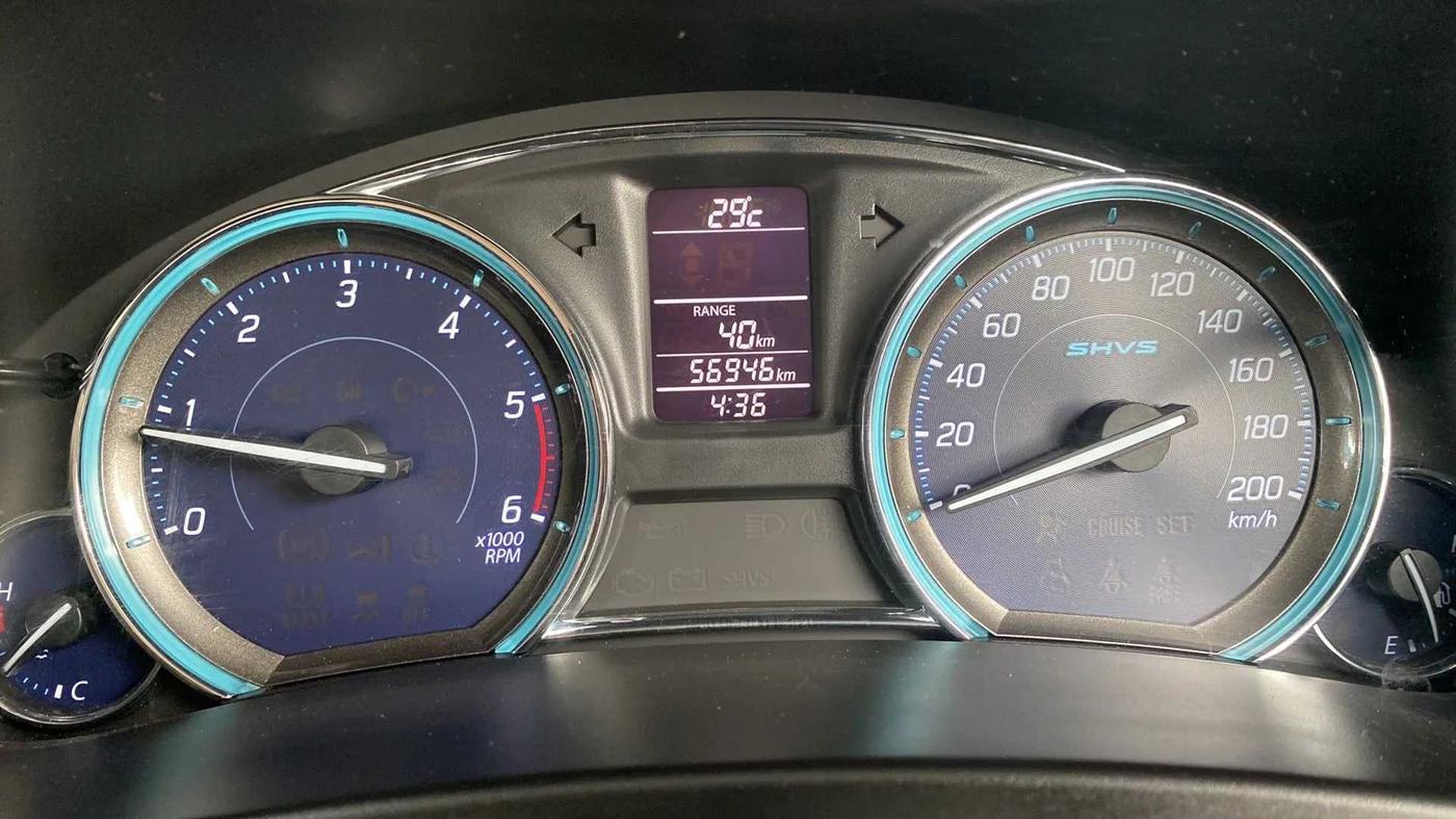 2016 Maruti Ciaz ZDI+ SHVS, Diesel, Manual, 57,061 km, Odometer Image