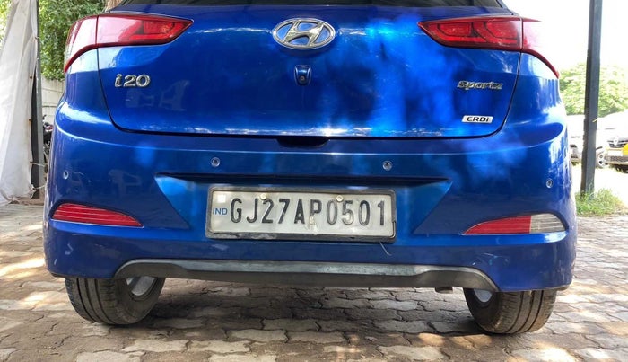 2015 Hyundai Elite i20 SPORTZ 1.4 (O) CRDI, Diesel, Manual, 51,943 km, Rear bumper - Paint is slightly damaged