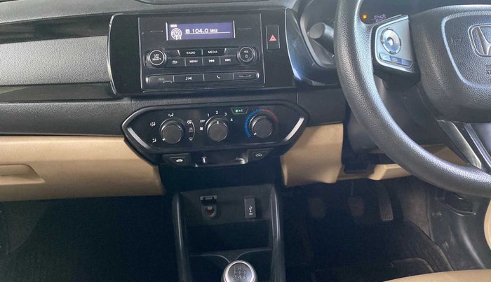 2019 Honda Amaze 1.2L I-VTEC S, Petrol, Manual, 74,688 km, Air Conditioner