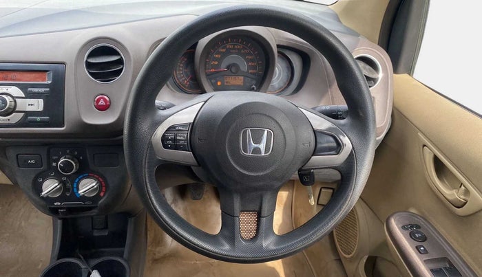 2013 Honda Amaze 1.2L I-VTEC S, Petrol, Manual, 71,360 km, Steering Wheel Close Up