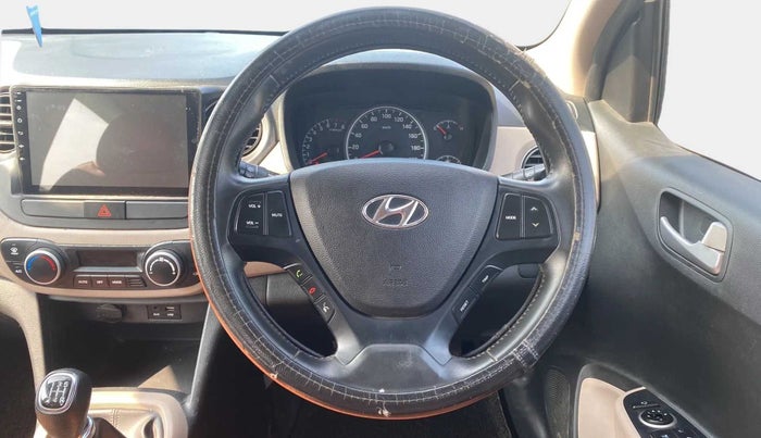 2018 Hyundai Grand i10 ASTA 1.2 KAPPA VTVT, Petrol, Manual, 56,466 km, Steering Wheel Close Up