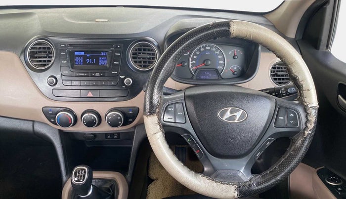 2015 Hyundai Grand i10 SPORTZ 1.2 KAPPA VTVT, Petrol, Manual, 58,897 km, Steering Wheel Close Up