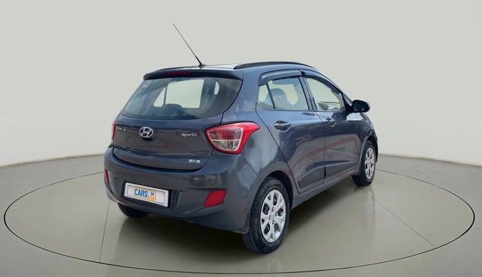 2015 Hyundai Grand i10 SPORTZ 1.2 KAPPA VTVT, Petrol, Manual, 58,897 km, Right Back Diagonal