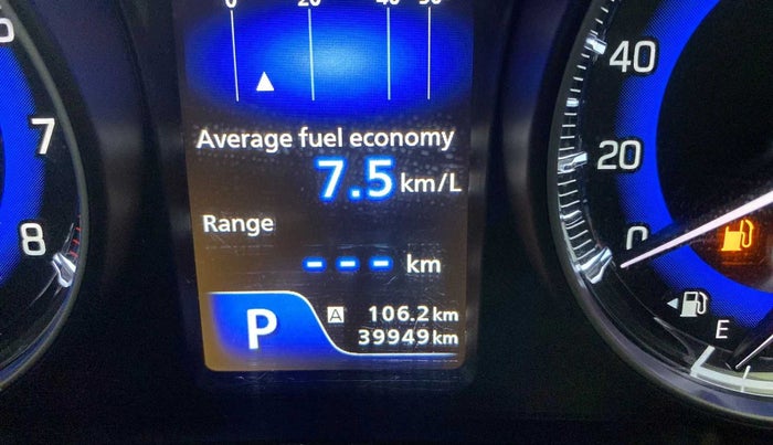 2020 Maruti Baleno ZETA CVT PETROL 1.2, Petrol, Automatic, 39,934 km, Odometer Image