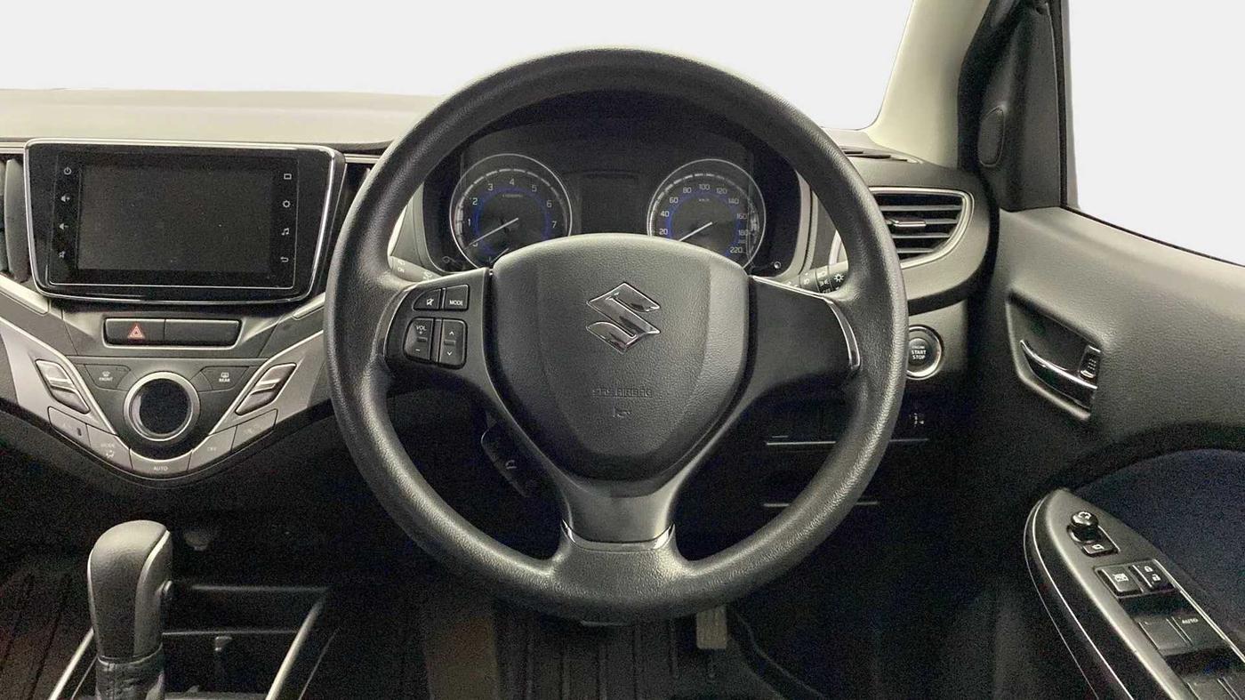 2020 Maruti Baleno ZETA CVT PETROL 1.2, Petrol, Automatic, 39,934 km, Steering Wheel Close Up