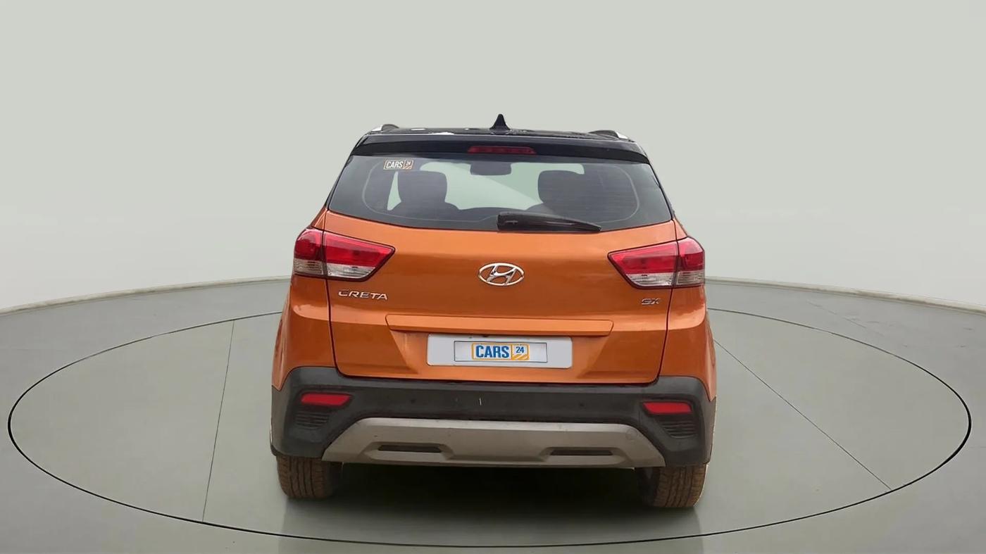 2018 Hyundai Creta SX PLUS 1.6 PETROL DUAL TONE, Petrol, Manual, 43,751 km, Back/Rear