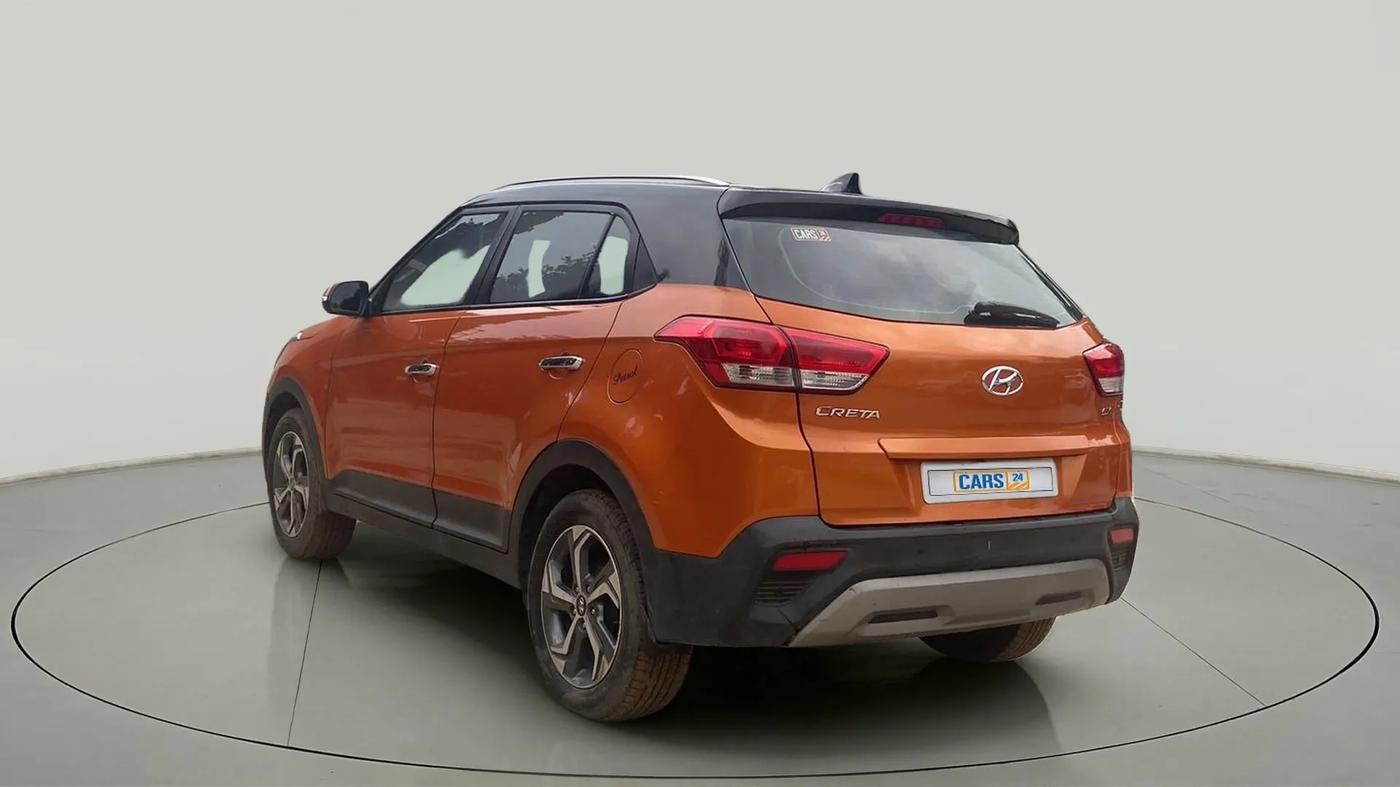 2018 Hyundai Creta SX PLUS 1.6 PETROL DUAL TONE, Petrol, Manual, 43,751 km, Left Back Diagonal