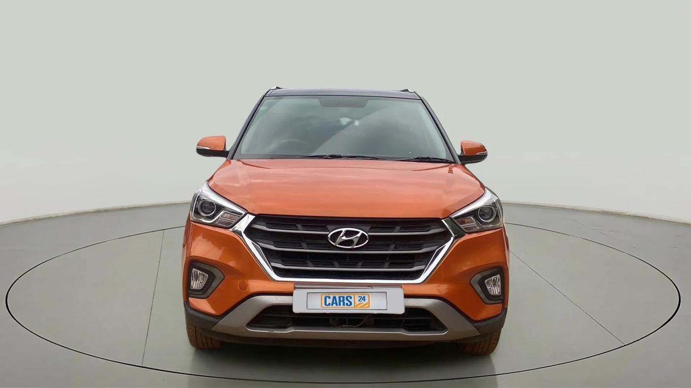 2018 Hyundai Creta SX PLUS 1.6 PETROL DUAL TONE, Petrol, Manual, 43,751 km, Front