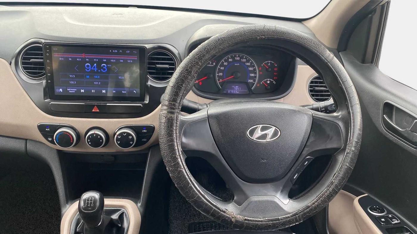 2016 Hyundai Grand i10 MAGNA 1.2 KAPPA VTVT, Petrol, Manual, 87,922 km, Steering Wheel Close Up