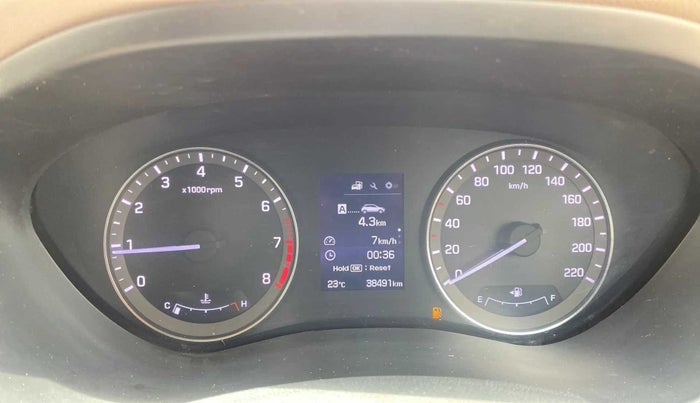 2017 Hyundai Elite i20 ASTA 1.2 (O), Petrol, Manual, 38,512 km, Odometer Image